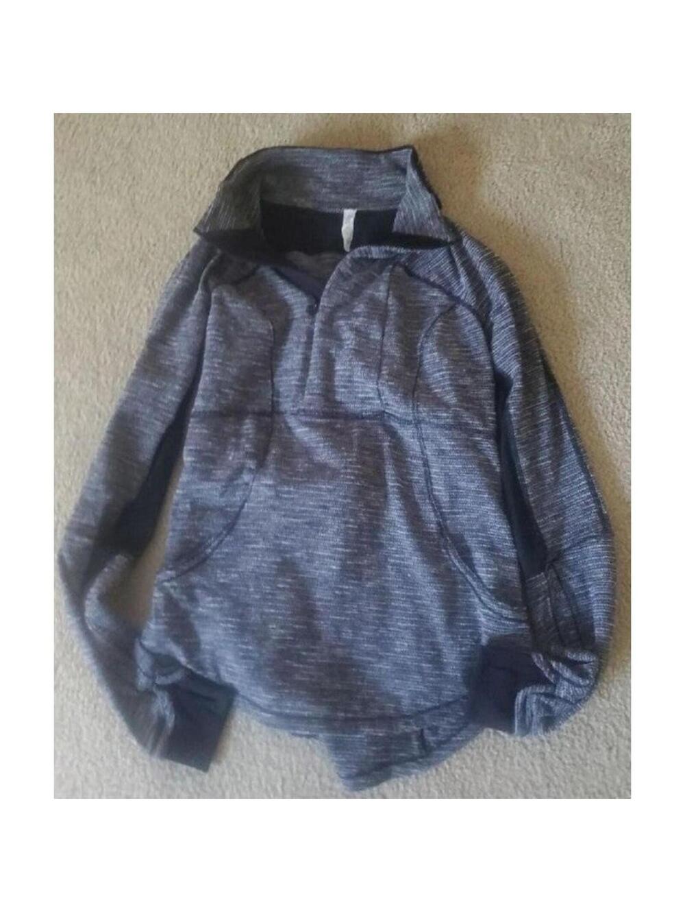 Lululemon define women sz 12 grey jacket zip